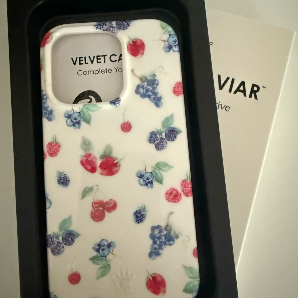 Velvet caviar phone case